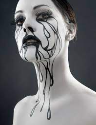 Shop for white halloween makeup in halloween accessories at walmart and save. Black And White Halloween Makeup Looks Face Painting Halloween Black And White Makeup