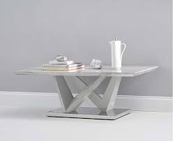 Reims High Gloss Carrera Light Grey Coffee Table Glass Round Dining Table Grey Dining Tables Gray Console Table