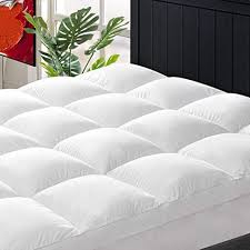 Chopinmoon King Mattress Topper Extra Thick Cooling Mattress Topper Plush Quilted Pillow Top With Overfilled 4d Spir Best Mattress Pillow Top Mattress Topper