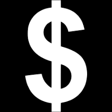 The white and black text are acceptably readable (to me, at least). White Us Dollar Icon Free White Currency Icons