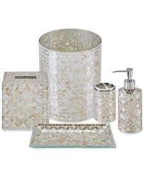 Discover our great selection of bathroom furniture sets on amazon.com. Jla Home Cape Mosaic Bath Accessories A Macy S Exclusive Style Gold Bathroom Accessories Bathroom Accessories Sets Bathroom Accessories
