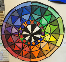 Color Wheel Mandalas Art 1 Mandala Art Color Wheel Projects Mandala Coloring