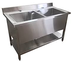 Single pot sink, sink stainless adalah back cucian yang terbuat dari stainless steel anti karatuntuk tempat kegiatan sangat cocok triple sink ini buat di dapur anda dalam urusan mencuci, bahkan. Empire Stainless Steel Double Pot Wash Catering Sink Pw 1400 Commercial Catering Equipment At Empire Supplies
