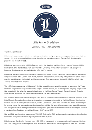 Lillie Anne Bradshaw