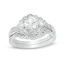 10k gold 1/4 ct tw diamond bridal set | diamond bridal. Lab Created White Sapphire Bridal Sets Online