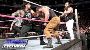 09/06/1983 in sherrills ford, north carolina. Roman Reigns Randy Orton Vs Bray Wyatt Braun Strowman Smackdown 8 Oktober 2015 Youtube