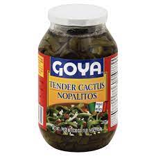The size or amount of onion is in proportion to your taste and the amount of cactus. Goya Tender Cactus Nopalitos Shop Vegetables At H E B