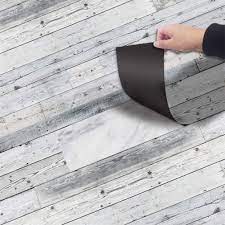 Can adhesive floor tiles be used on walls. Buy Self Adhesive Vinyl Flooring Tiles Waterproof Peel And Stick Tiles Wall Stickers For Home Decor Gray Wood Grain 118 X 7 87 Inch Online In Poland B08dcxthl7