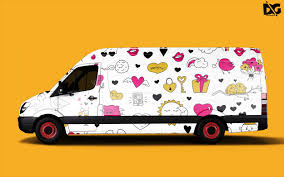Fast Food Van Wrap Mock Up Free Logo Mockup Mockup Free Psd Free Logo Psd