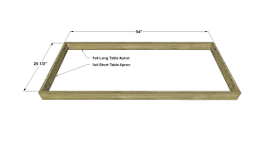 Attach diy side table aprons to table base using a brad nailer and 1″ brad nails, attach the apron boards to the top of the end table base. Free Diy Furniture Plans How To Build A Low Rise Bohemian Table The Design Confidential