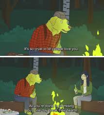 Find a translation for this quote in other languages Captain Peanutbutter Is Very Existentialist Bojackhorseman
