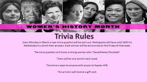 Click on each question to reveal the answer. In Honor Of Women S History Keesler Air Force Base Facebook