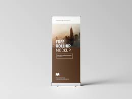 Download Free Roll Up Mockup 85 200 Cm Free Mockup