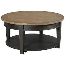 Both americano and brewed coffee use the same two components, coffee grounds, and hot water. American Drew Hancock Round Coffee Table In Black And Vintage Natural Nebraska Furniture Mart
