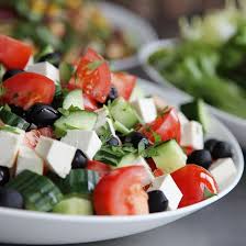 Salade Grecque Simplissime Recette Salade Grecque Repas Vegetarien Salade