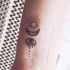 210 Likes 1 Comments Cute Tattoos Cutegirlytattoos On Instagram Sarahrudloff Hannahleiiiigh Eye Tattoo Evil Eye Tattoo Evil Tattoo