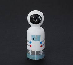 Love You To The Moon And Back Peg Doll Occupational Gift Astronaut Peg Dolls Peg Dolls Wood Peg Dolls Peg