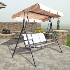 At louisiana furniture gallery of lafayette, our affordable custom furniture allows you to spend less money and less time designing your dream home! Outdoor 3 Person Canopy Swing Glider Hammock Patio Furniture Backyard Porch Walmart Com Walmart Com