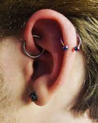 Mandy S Orbital Piercing Earings Piercings Cool Piercings Orbital Piercing