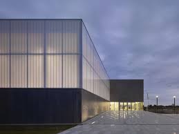 Gallery Of Sports Complex In Bussy Saint Georges Martin Duplantier Architectes 1 Sports Complex Night Architecture Architecture