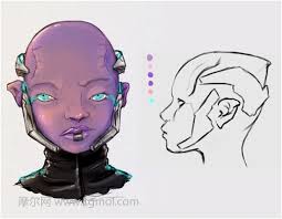 Maya制作外星人头部模型的方法,Autodesk Maya教程,CG教程,影视动画游戏教程,摩尔网