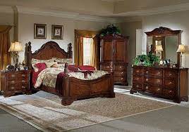 Interior Home Line Traditional Cherry 3 Pieces Bedroom Set B190 3 Bedroom Furniture Design Master Bedrooms Decor Master Bedroom Furniture