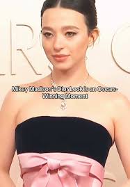 Mikey Madison Dior Pink Dress