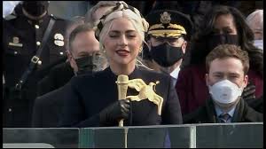 Lady gaga sang the national anthem at president joe biden's inauguration on wednesday, and neither her voice nor her outfit disappointed. Lady Gaga Sings The American National Anthem At Joe Biden S Inauguration