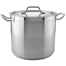 Vigor 16 Qt Heavy Duty Stainless Steel Aluminum Clad Stock Pot With Cover Steel Stock Induction Cookware Cookware Storage