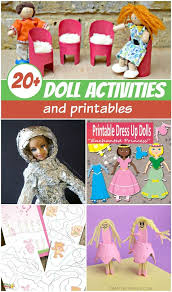 Doll Activities And Printables Round Up Craft Activities For Kids Toddler Activities Fun Activities For Kids