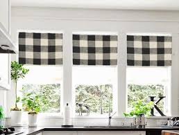 Black And Tan Buffalo Check Curtains Valance Curtains Buffalo Check Plaid Farmhouse Black Tan Drapes Kitchen Dining Room Dining Room Curtains Farmhouse Dining Room Curtains Living Room