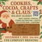 Cookies, Cocoa, Crafts & Claus Holiday Market event image