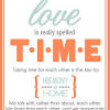 Taking time for each other is the key for harmony at home. 1