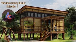 In the bathroom, in a traditional bahay kubo, there is no shower or tub. Modern Bahay Kubo Amakan Tiny House Design With 2 Bedrooms Loft Type Dubai Khalifa