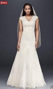 See thousands of long sleeve wedding dresses all at a fraction of retail. David S Bridal Long Sleeve Wedding Dress With Low Back Wedding Dress New Size 12 350