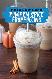 (and dunkin donuts' pumpkin spice coffee is okay, but just doesn't quite cut it.) i love just about anything with pumpkin in it! Low Carb Pumpkin Spice Frappuccino Low Carb Nomad