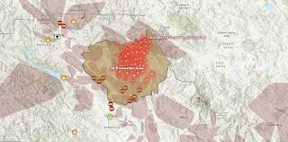 Yangınların söndürülmesi için ve kontrol. Map Of Kincade Fire In Sonoma County Kqed