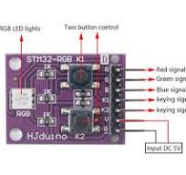 RGB LED Driver Module 2Bit Button Controller PWM ...