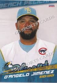 2024 Myrtle Beach Pelicans D'Angelo Jimenez Card Cubs Minor CO DR
