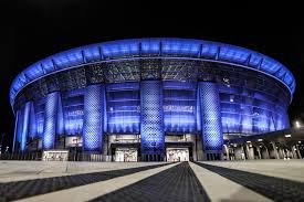 At the puskas arena, 61,000 fans will be in att… B R Football On Twitter Both Manchester City Vs Monchengladbach And Liverpool Vs Leipzig Played Out Their Champions League Ties At Puskas Arena In Budapest The Outside Of The Stadium Lit Up In