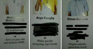 Maybe you would like to learn more about one of these? 12 Kutipan Album Kenangan Anak Sma Zaman Now Yang Kocak Bin Miris Bercanda Terus
