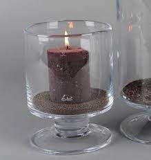 Also, having a large hurricane candle holder with beautiful candles burning in it is an attractive part of your décor. Glass Hurricane Lamp Large Small Hand Blown Lantern Outdoor