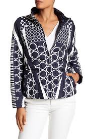 quilted print jacket