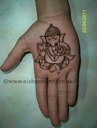 Ganesh Henna Henna Hand Tattoo Indian Henna Designs