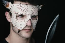Handmade Genuine Leather Mask as Seen