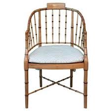 Baker Furniture Company Vintage 1960 S 70 S Baker Furniture Company Regency Style Faux Bamboo Arm Chair Vandm Com