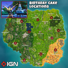Image Result For Fortnite Birthday Cake Locations Location Birthday Birthday Cake Fortnite