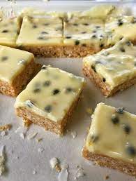 Easy No Bake Passionfruit Slice Recipe By Vj Cooks Quick How To Video Recipe Slices Recipes Passionfruit Slice Passionfruit Recipes