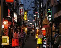 夜散歩のススメ1105 ｏｋ横丁の看板群 夜散歩のススメ 夜 散歩 横丁 風景