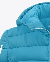 Download Matte Nylon Women S Down Jacket W Hood Mockup In Apparel Mockups On Yellow Images Object Mockups